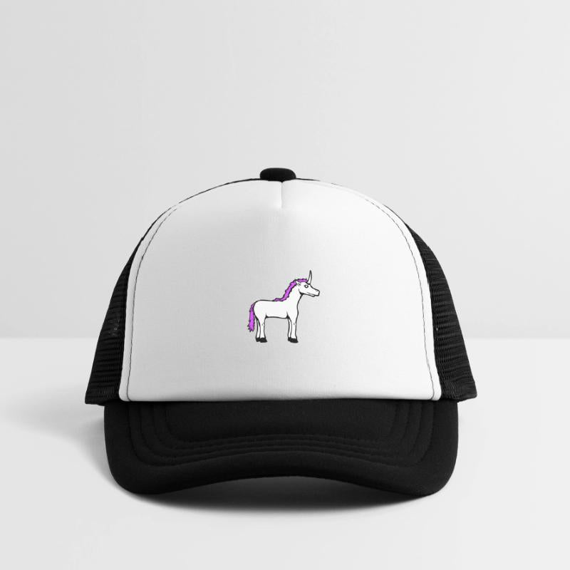 Unicorn Pink Cute Pretty Friendly Cartoon Horse