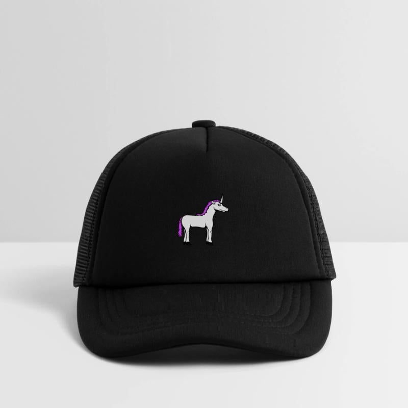 Unicorn Pink Cute Pretty Friendly Cartoon Horse