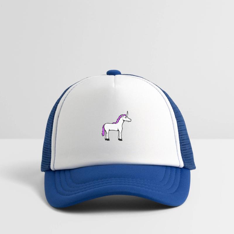 Unicorn Pink Cute Pretty Friendly Cartoon Horse