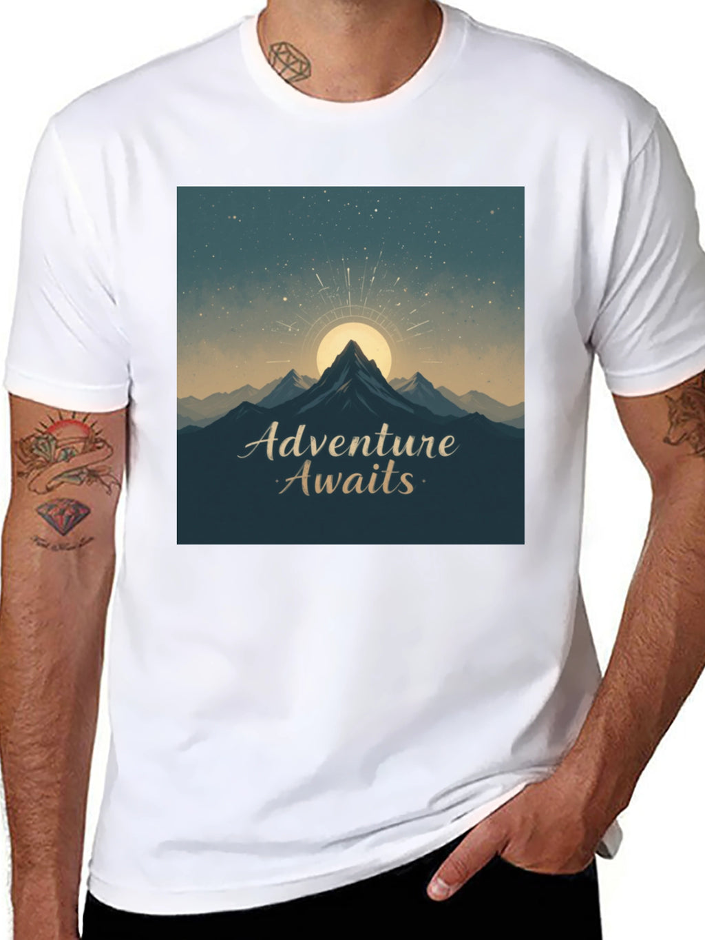Adventure Awaits Graphic T-Shirt