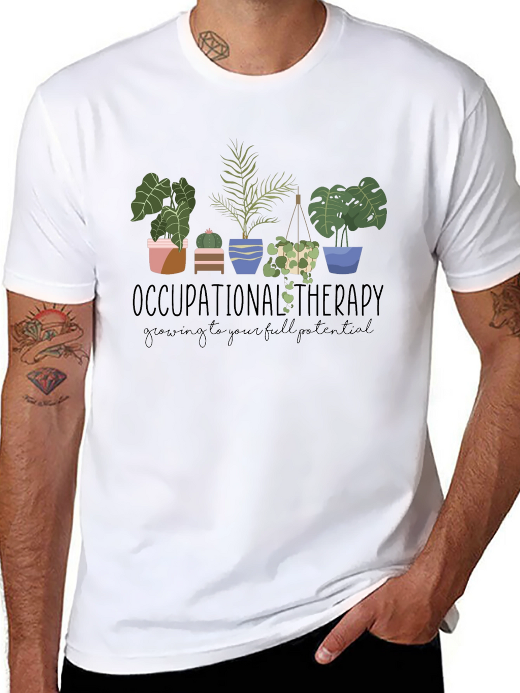 Occupational Therapy Plant Lover Graphic T-Shirt