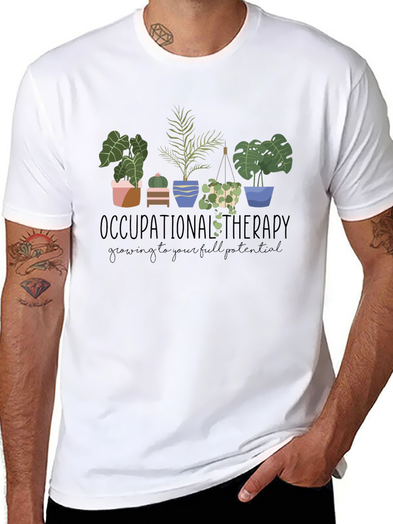 Occupational Therapy Plant Lover Graphic T-Shirt