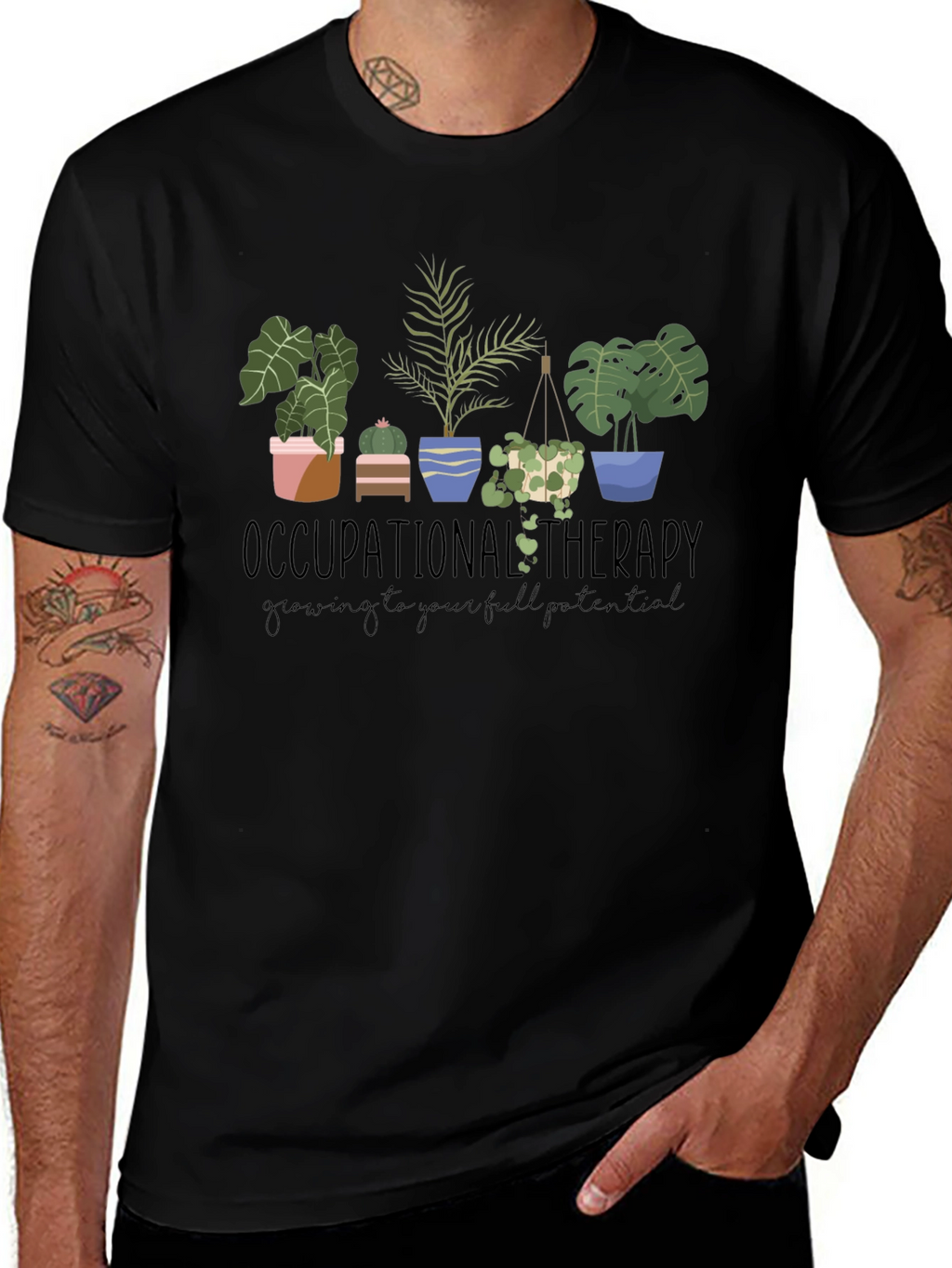 Occupational Therapy Plant Lover Graphic T-Shirt