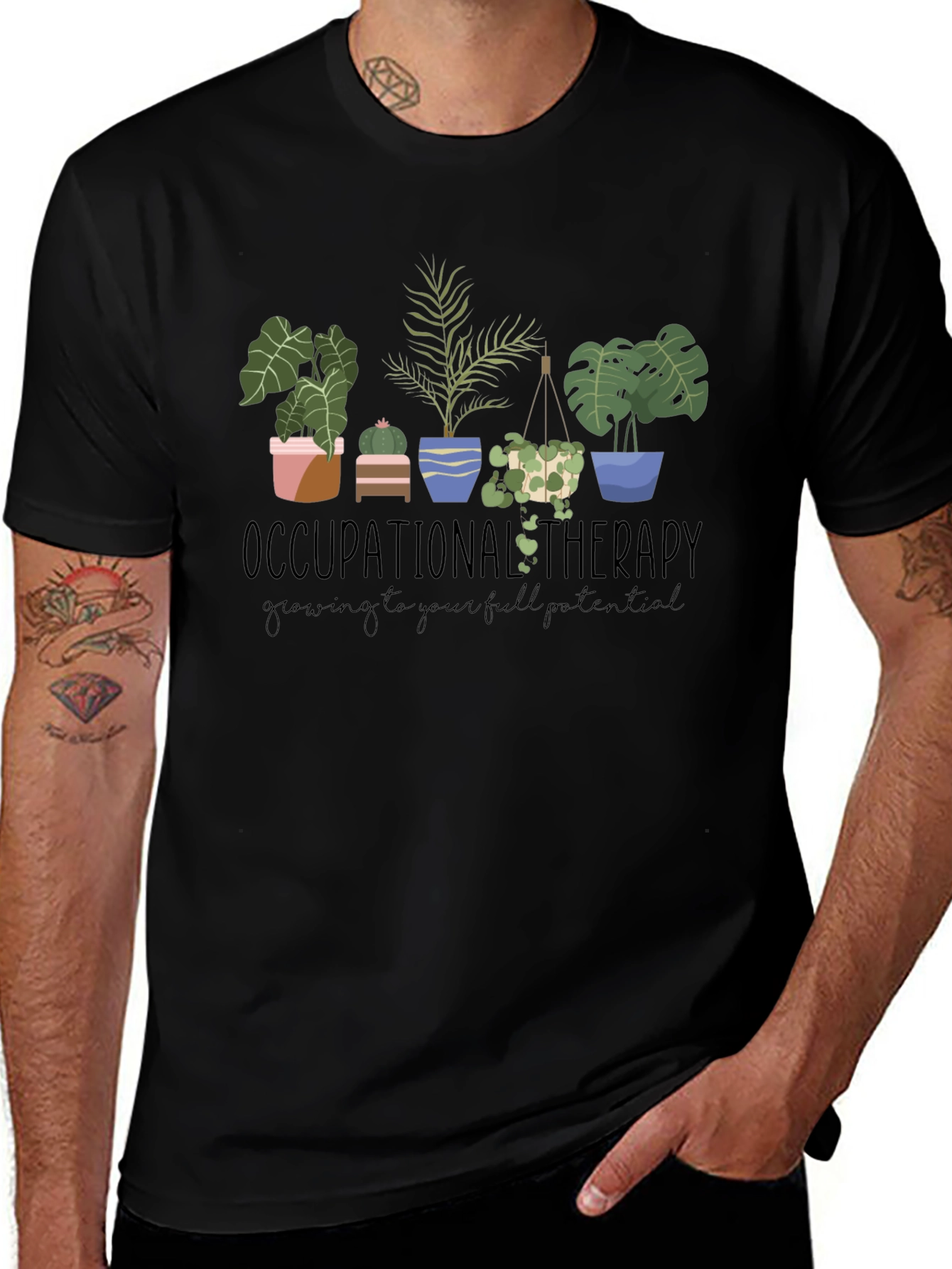 Occupational Therapy Plant Lover Graphic T-Shirt