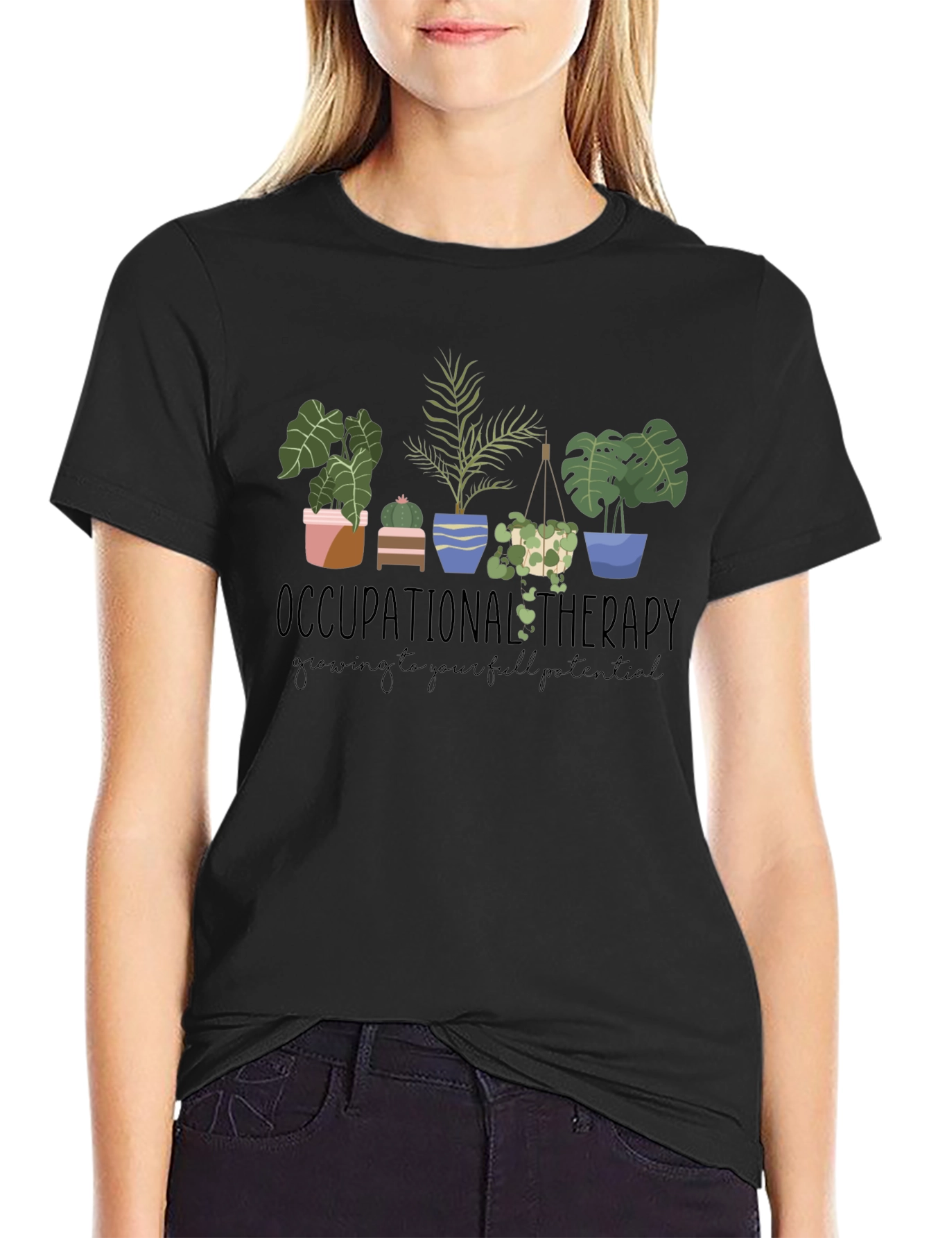 Occupational Therapy Plant Lover Graphic T-Shirt