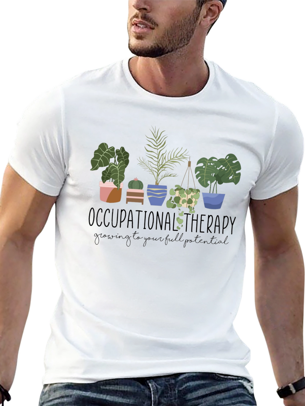 Occupational Therapy Plant Lover Graphic T-Shirt