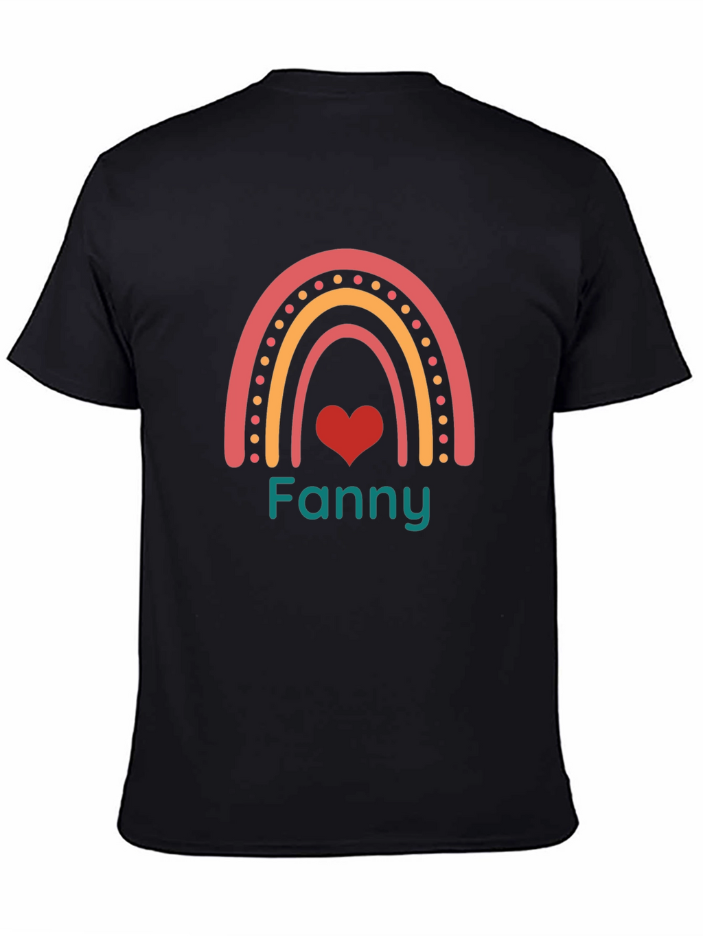 Fanny Rainbow Heart T-Shirt - Stylish Design