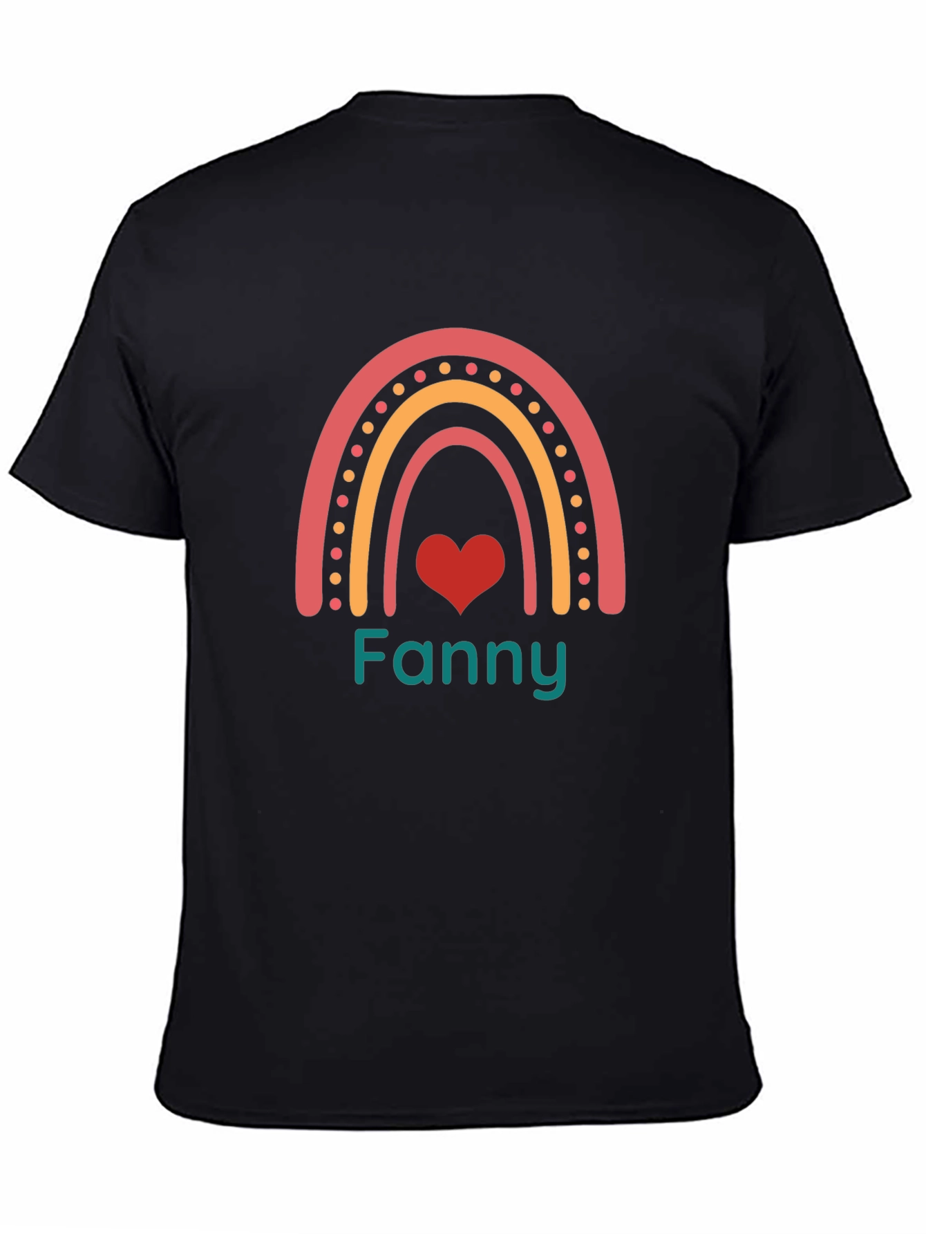 Fanny Rainbow Heart T-Shirt - Stylish Design