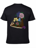 Floral Boot T-Shirt: Unique Graphic Tee