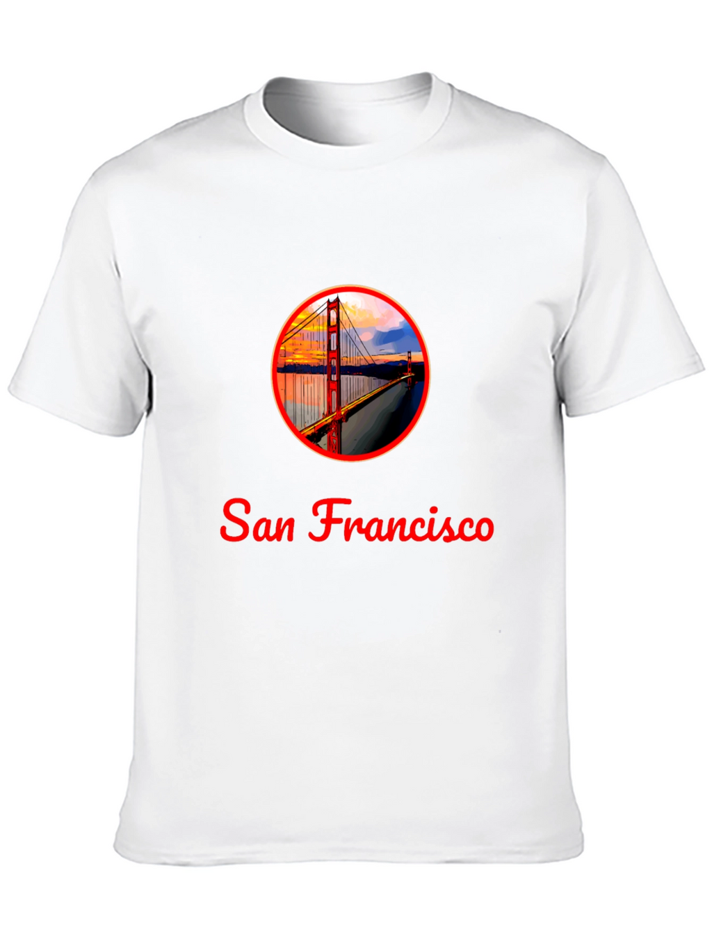 San Francisco Bridge Graphic T-Shirt - Black