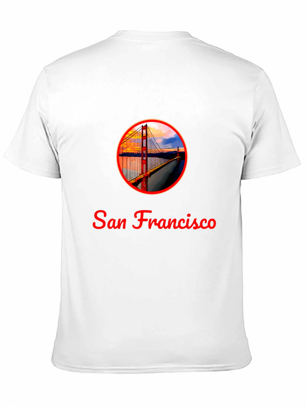 San Francisco Bridge Graphic T-Shirt - Black