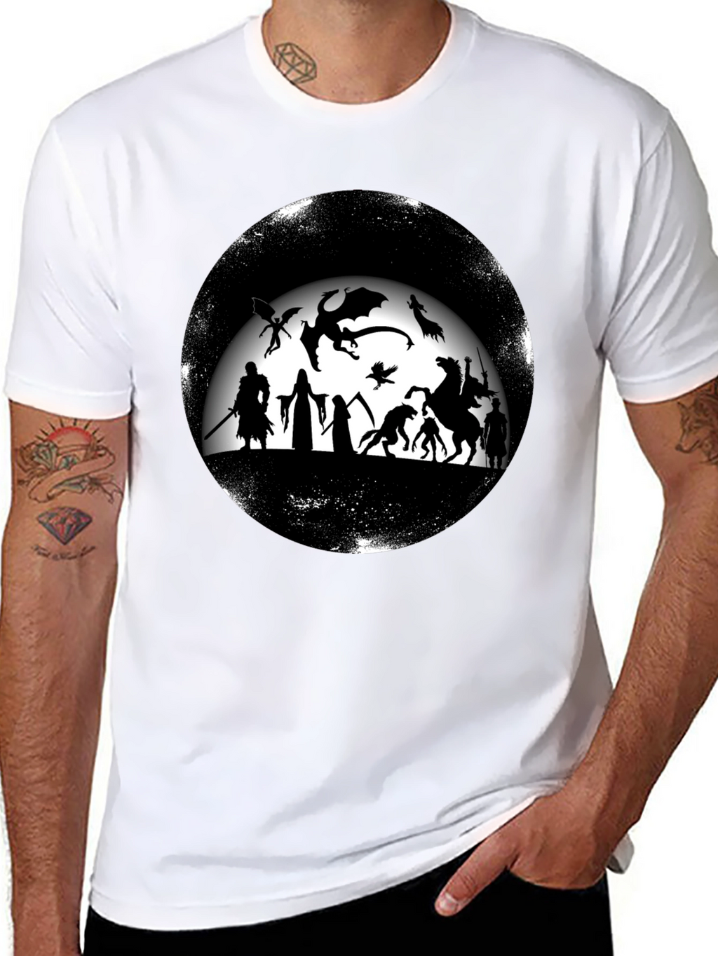 Fantasy Silhouette Graphic Tee