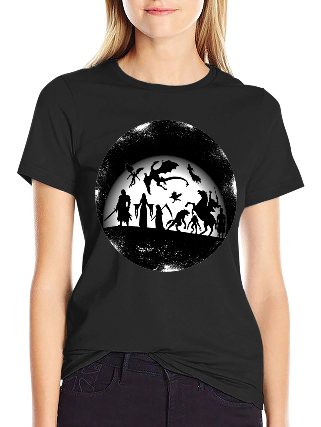 Fantasy Silhouette Graphic Tee