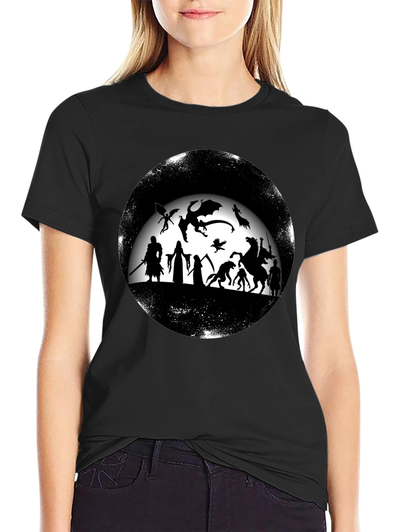 Fantasy Silhouette Graphic Tee