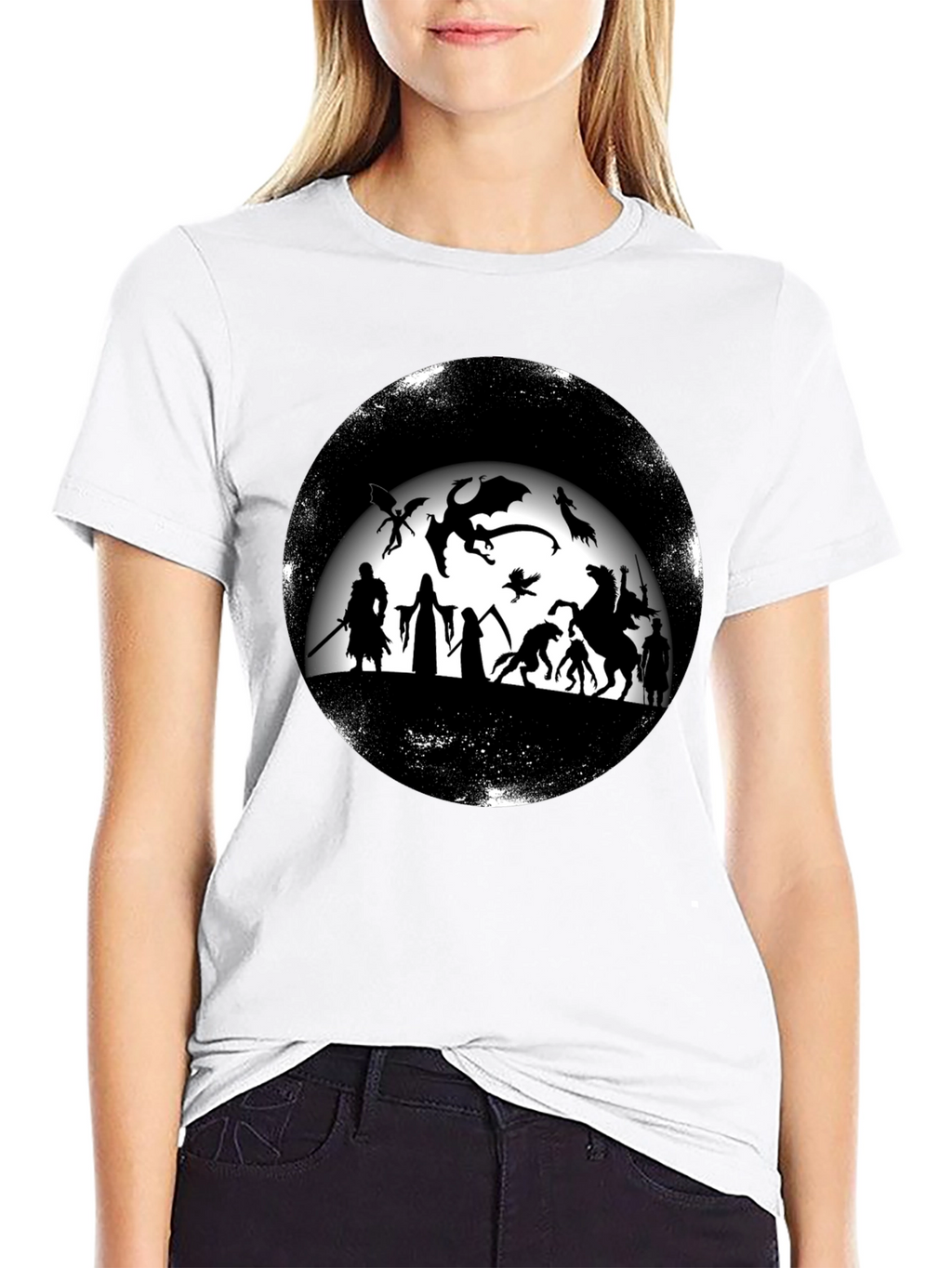 Fantasy Silhouette Graphic Tee