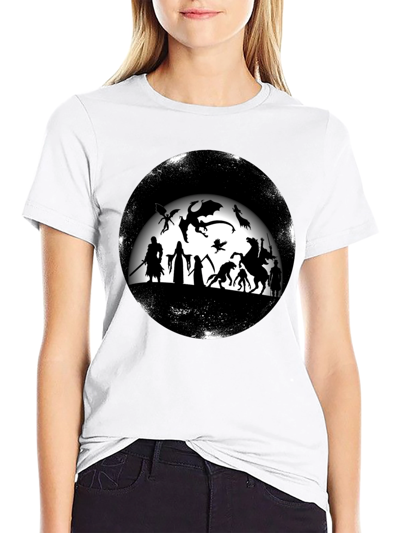 Fantasy Silhouette Graphic Tee