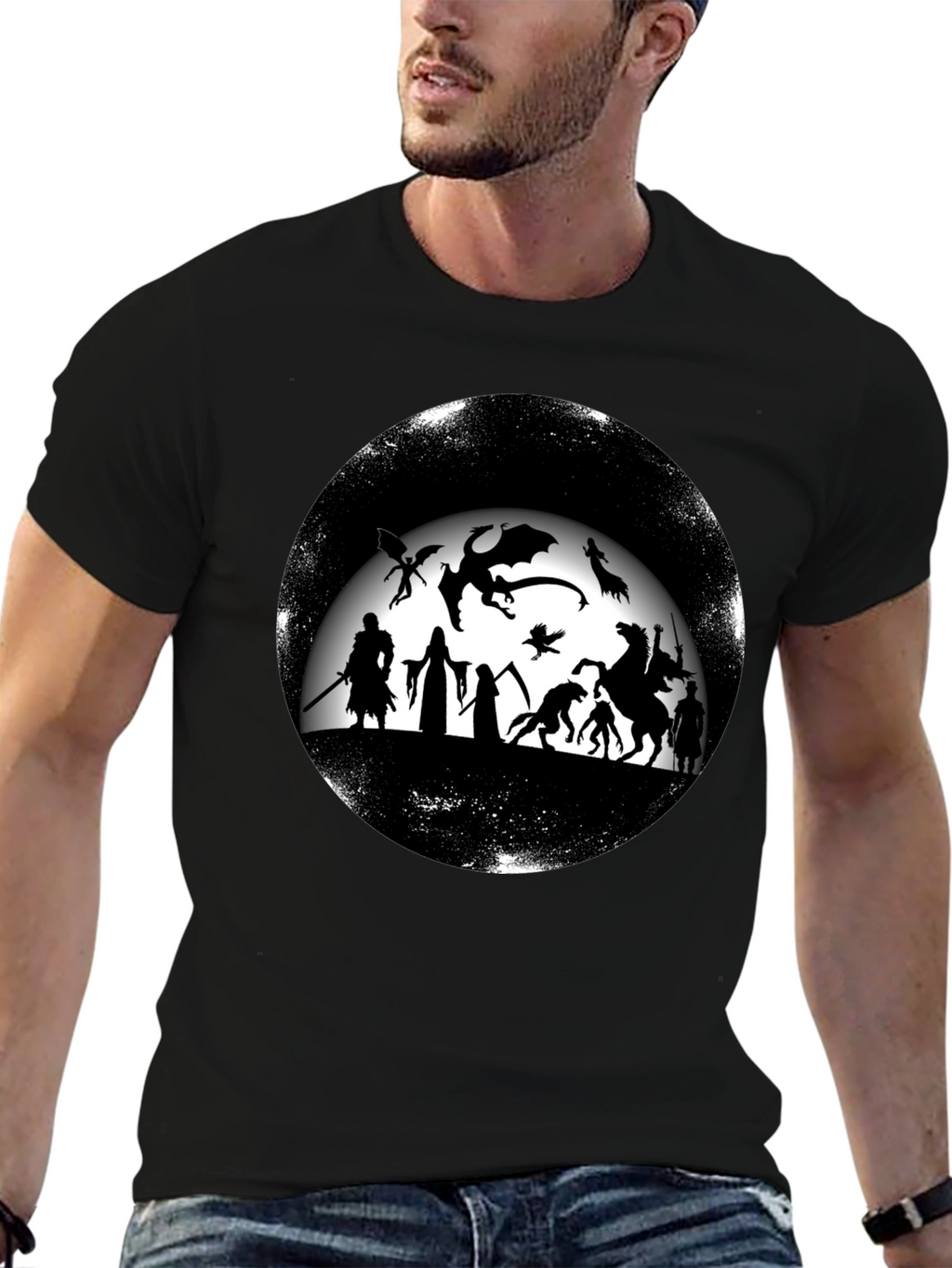 Fantasy Silhouette Graphic Tee