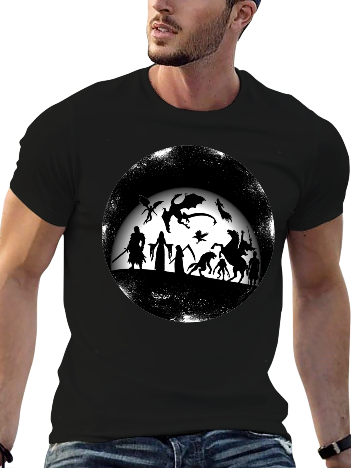 Fantasy Silhouette Graphic Tee