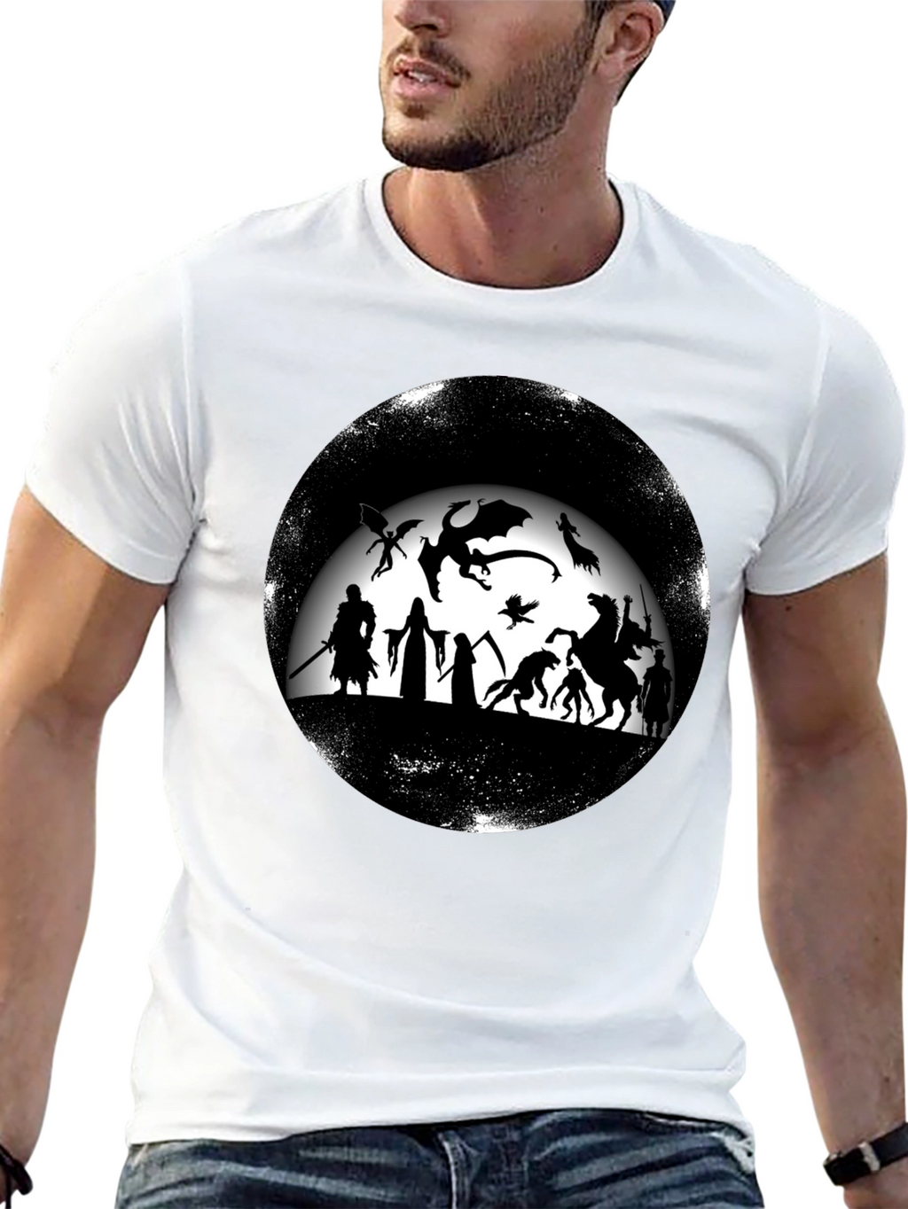 Fantasy Silhouette Graphic Tee