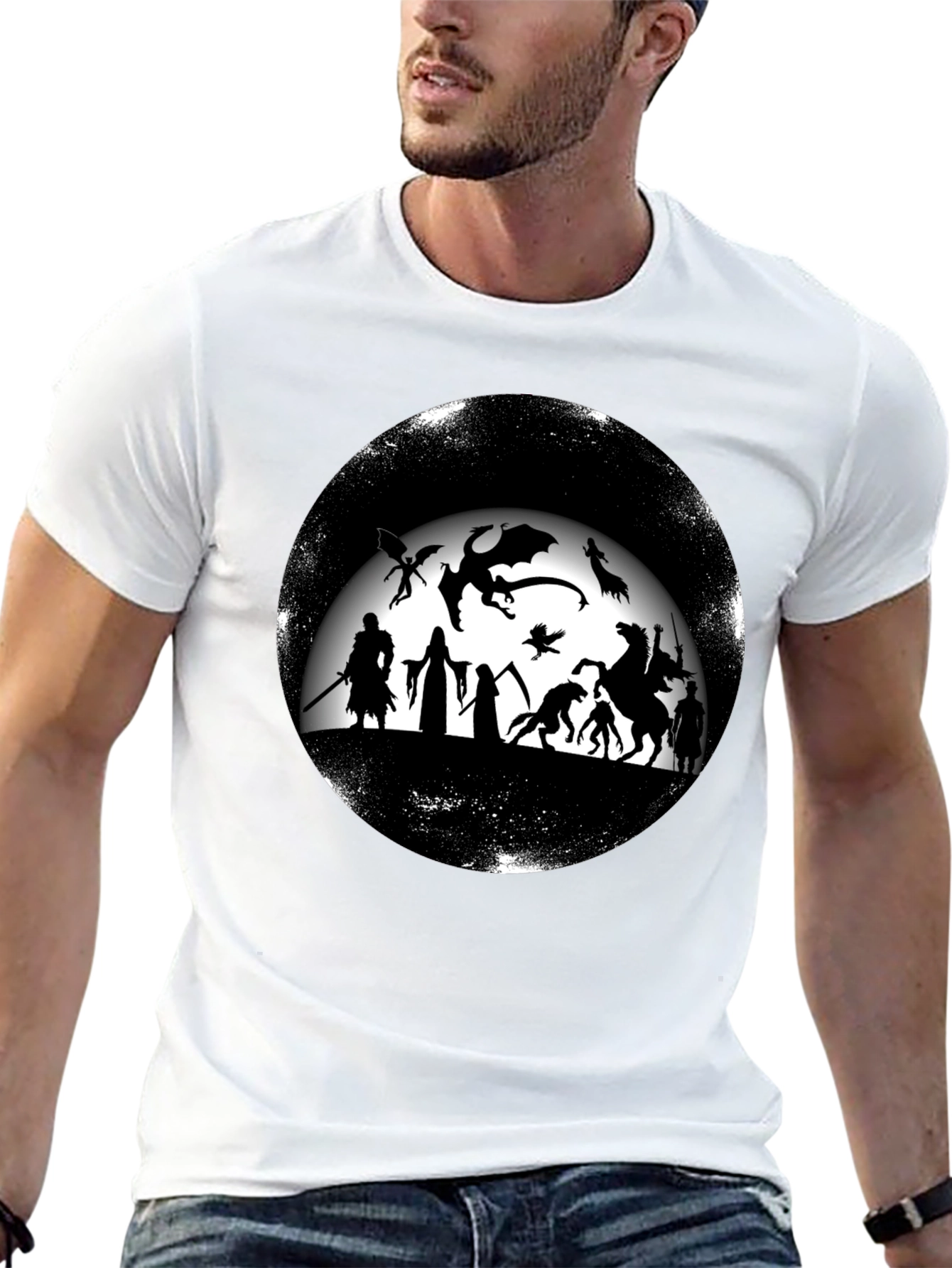 Fantasy Silhouette Graphic Tee