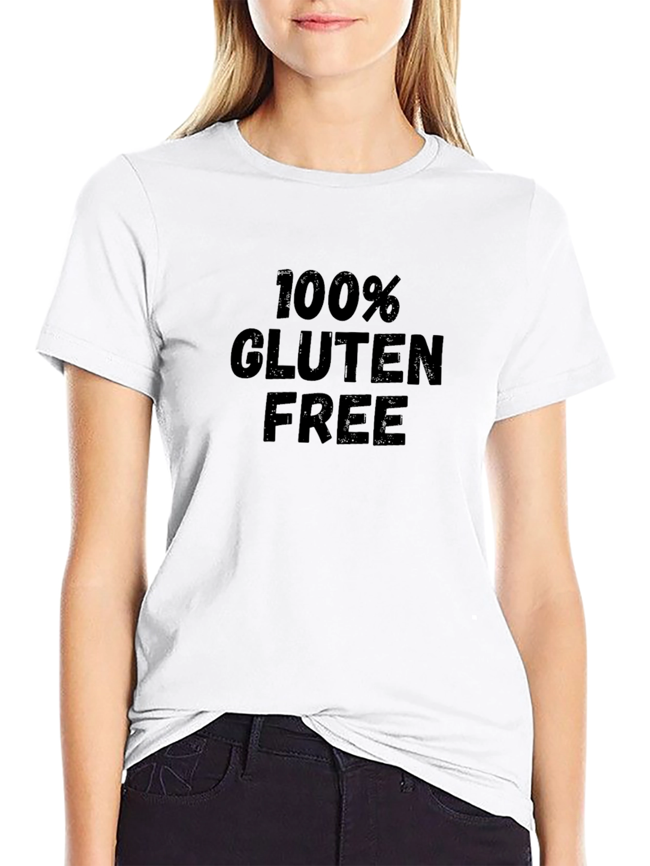 100% Gluten Free Black T-Shirt