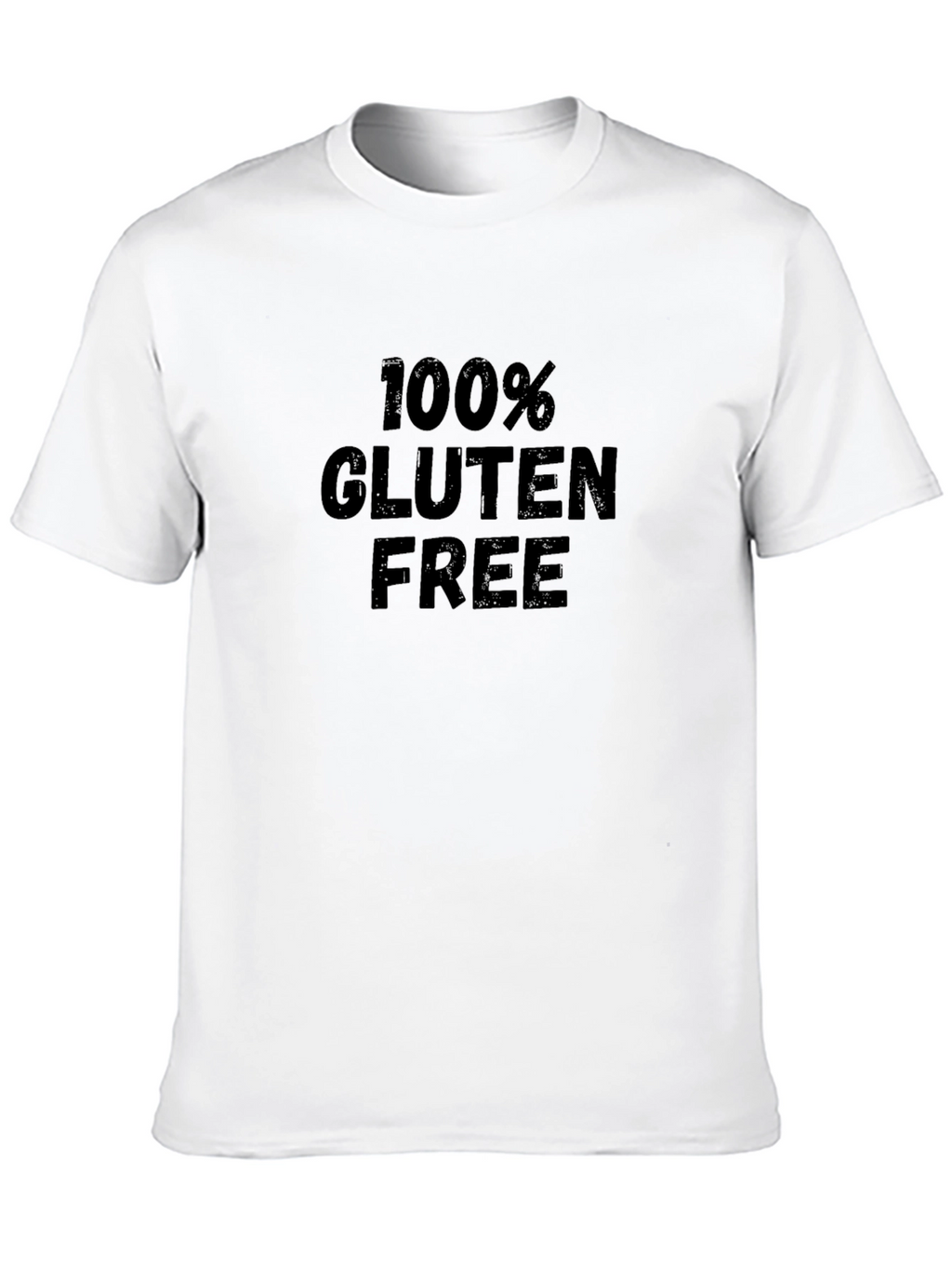 100% Gluten Free Black T-Shirt