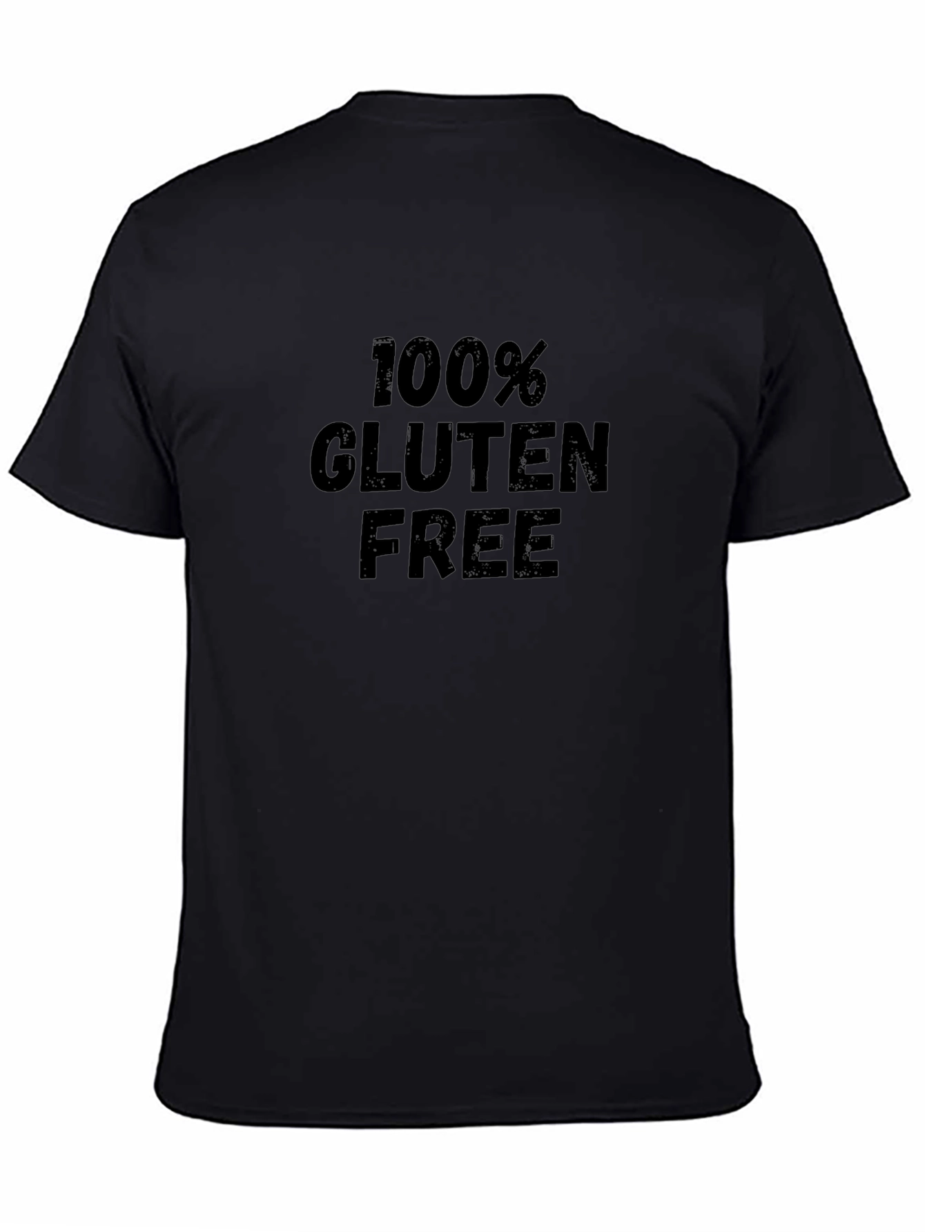 100% Gluten Free Black T-Shirt