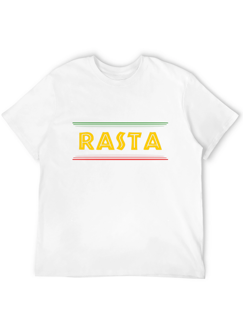 Rasta Graphic T-Shirt - Black Casual Tee