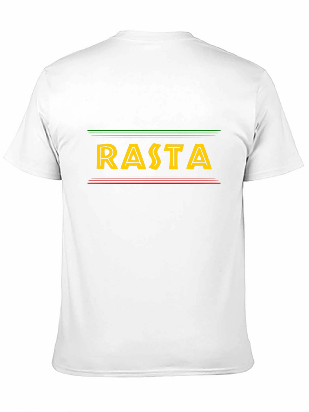Rasta Graphic T-Shirt - Black Casual Tee