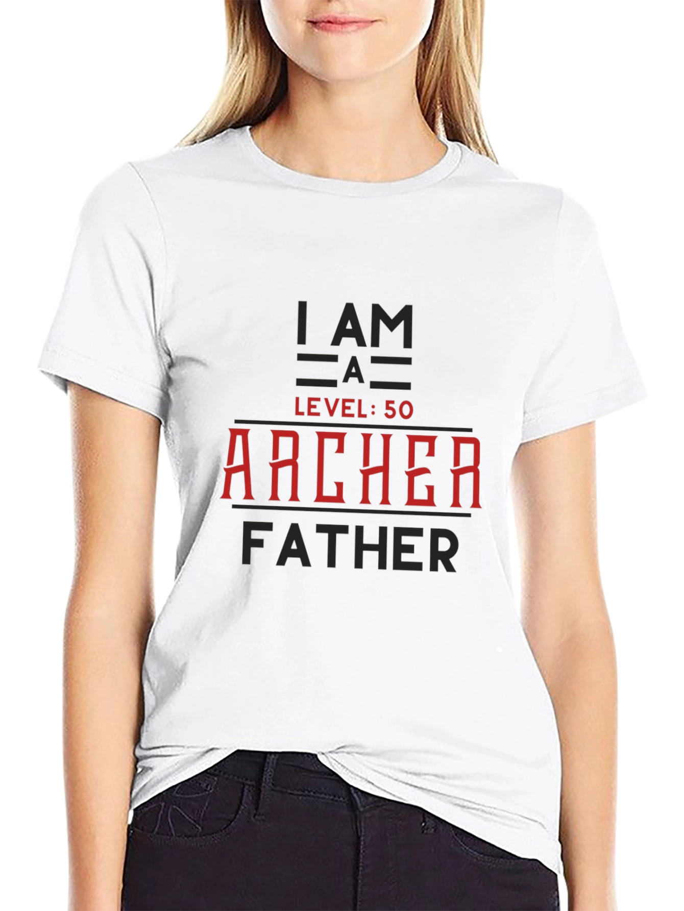 Archer Father Level 50 Graphic T-Shirt