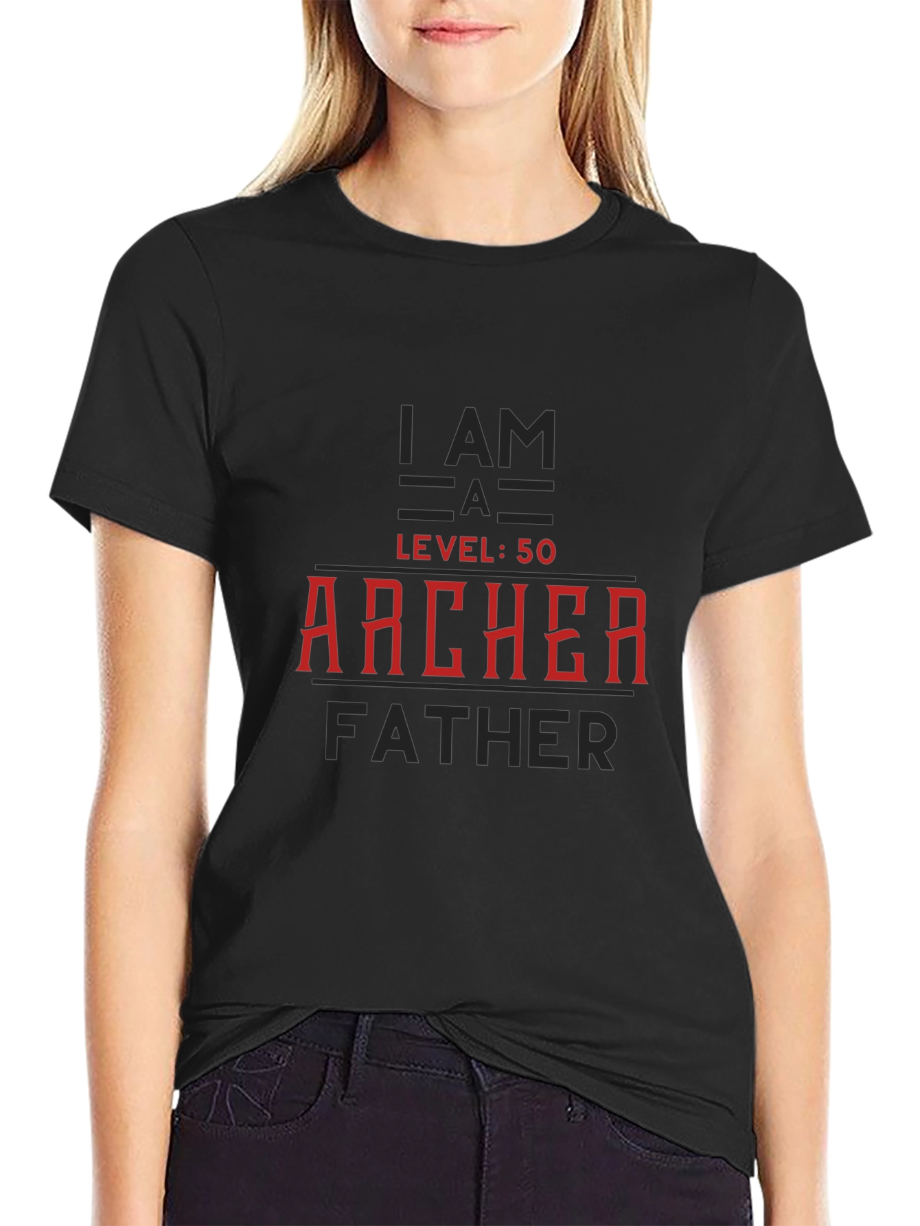 Archer Father Level 50 Graphic T-Shirt
