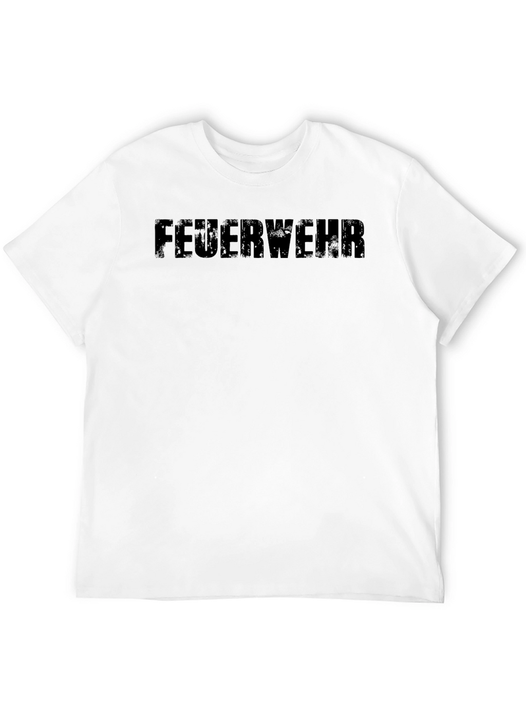 Feuerwehr Distressed Graphic Tee - Black