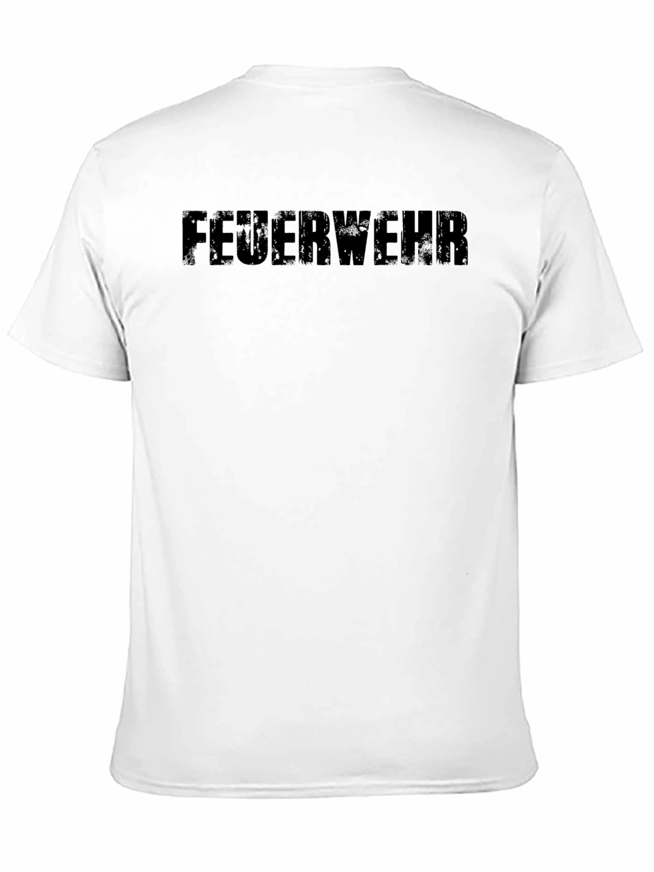 Feuerwehr Distressed Graphic Tee - Black