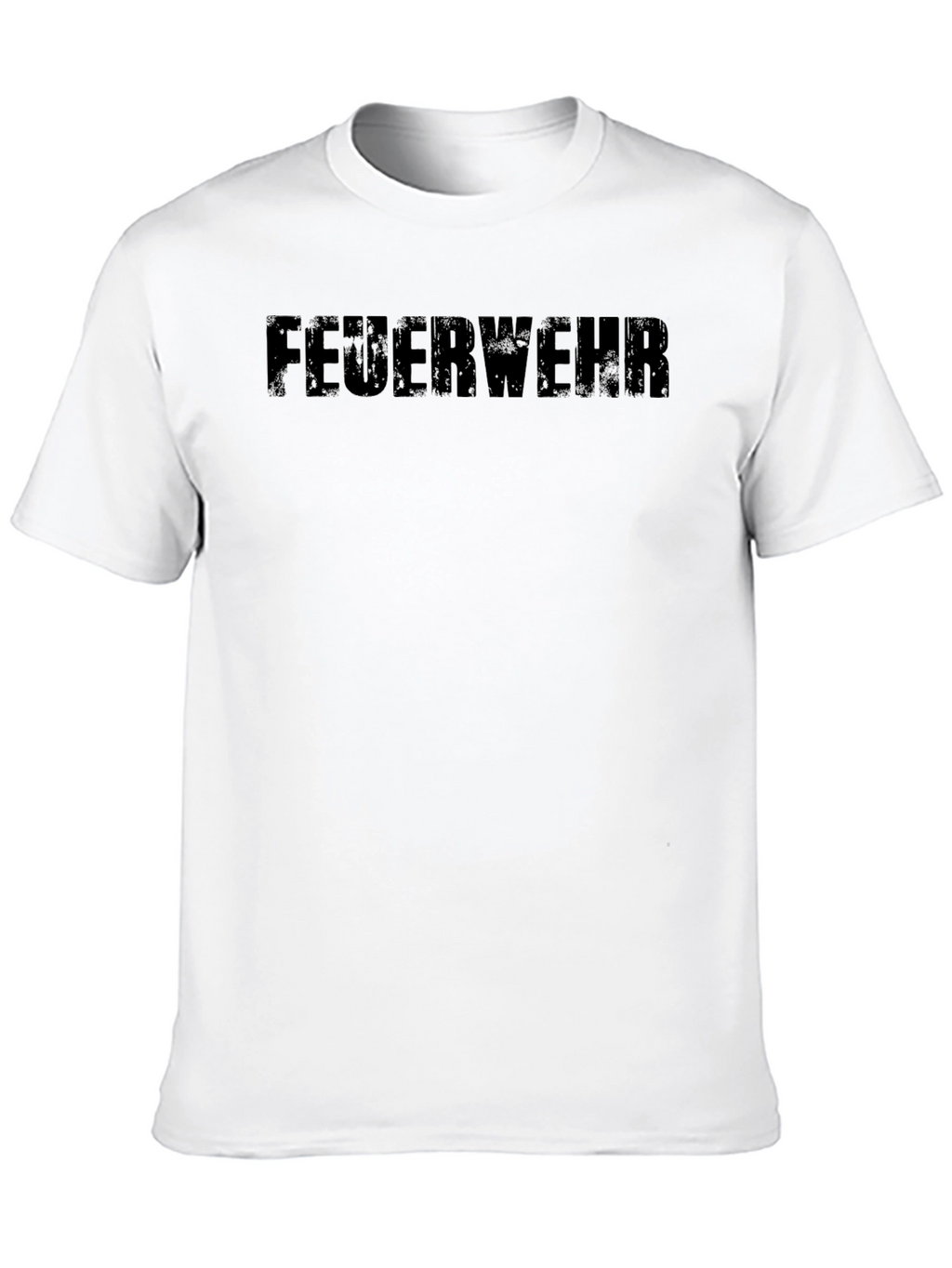 Feuerwehr Distressed Graphic Tee - Black
