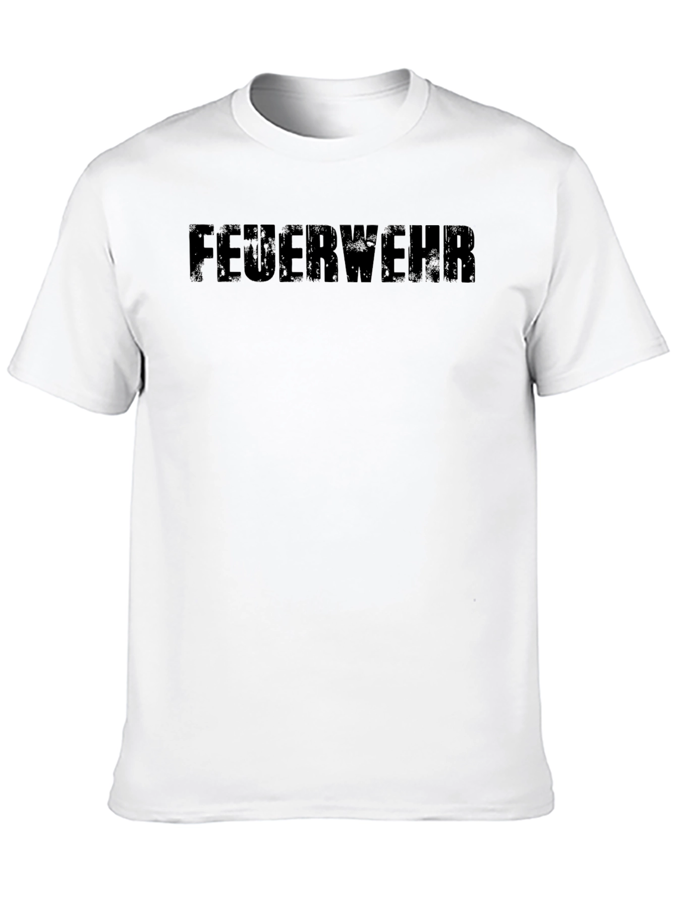 Feuerwehr Distressed Graphic Tee - Black