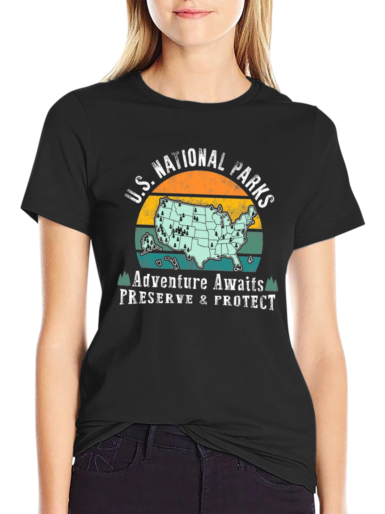National Parks Adventure Awaits Tee