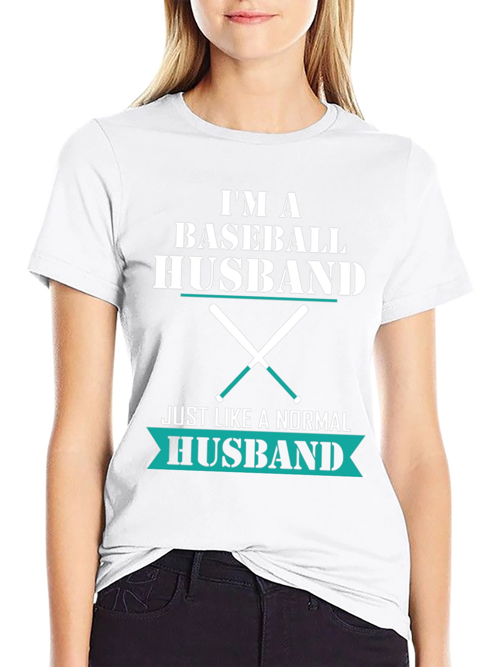 Im A Baseball Husband T-Shirt