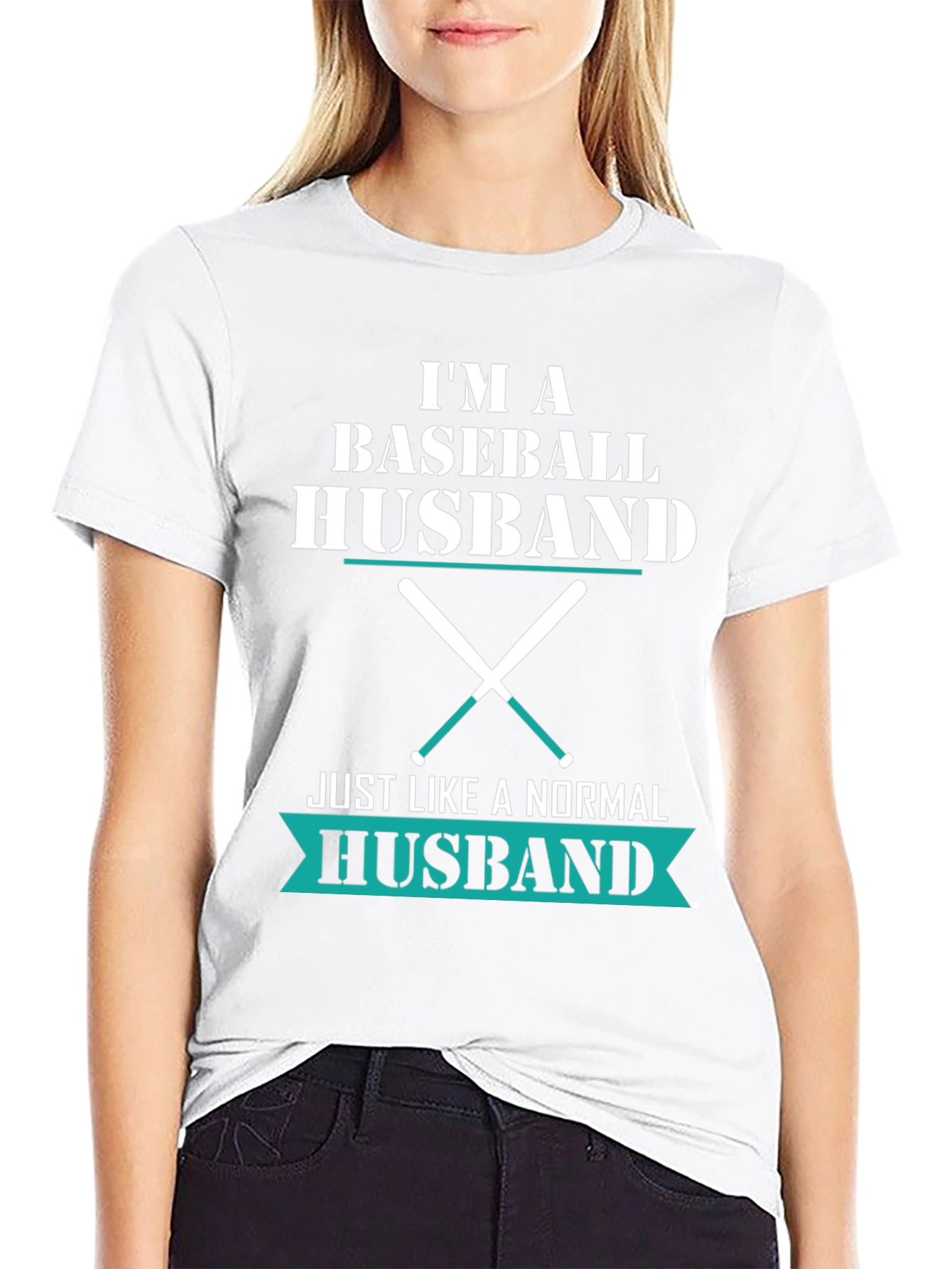 Im A Baseball Husband T-Shirt