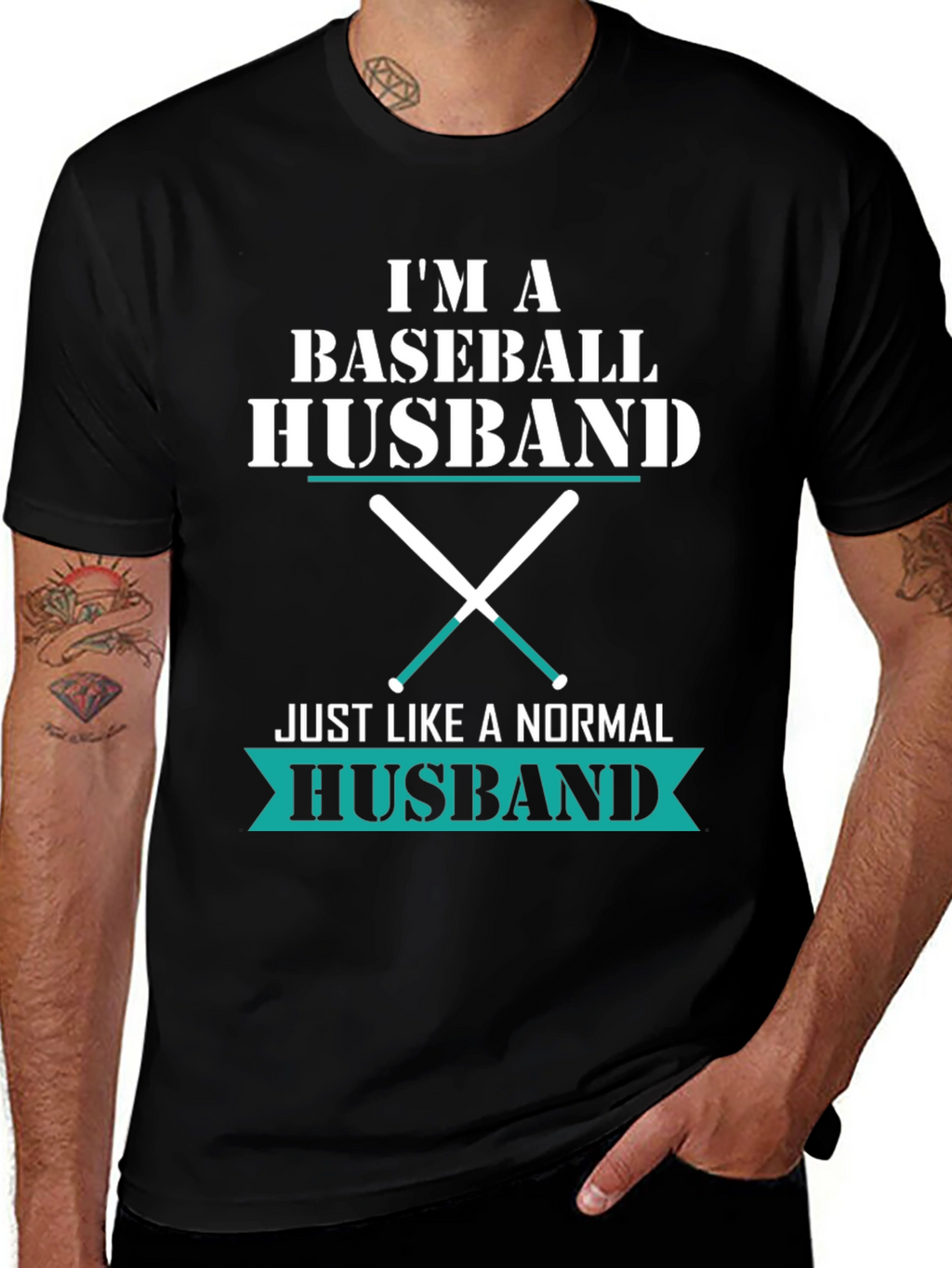 Im A Baseball Husband T-Shirt