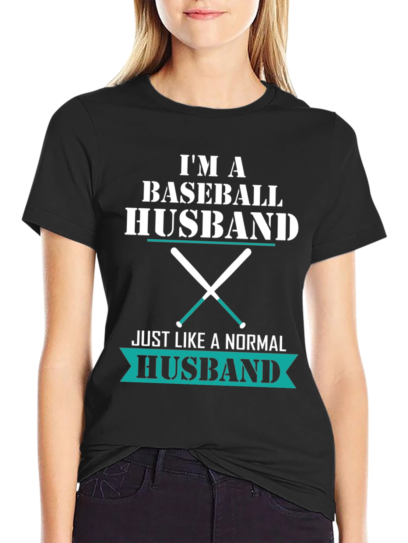Im A Baseball Husband T-Shirt