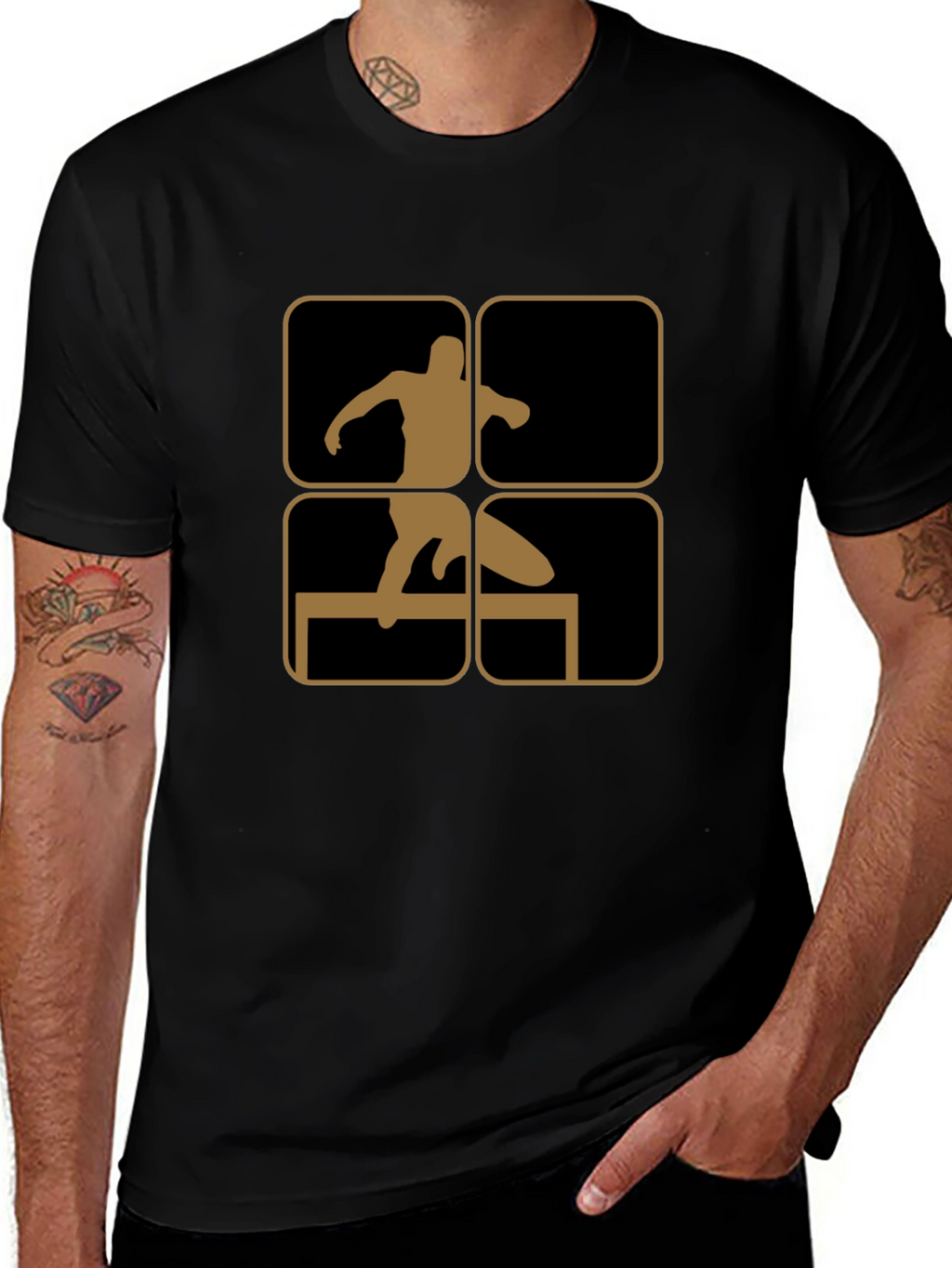 Athlete Silhouette T-Shirt