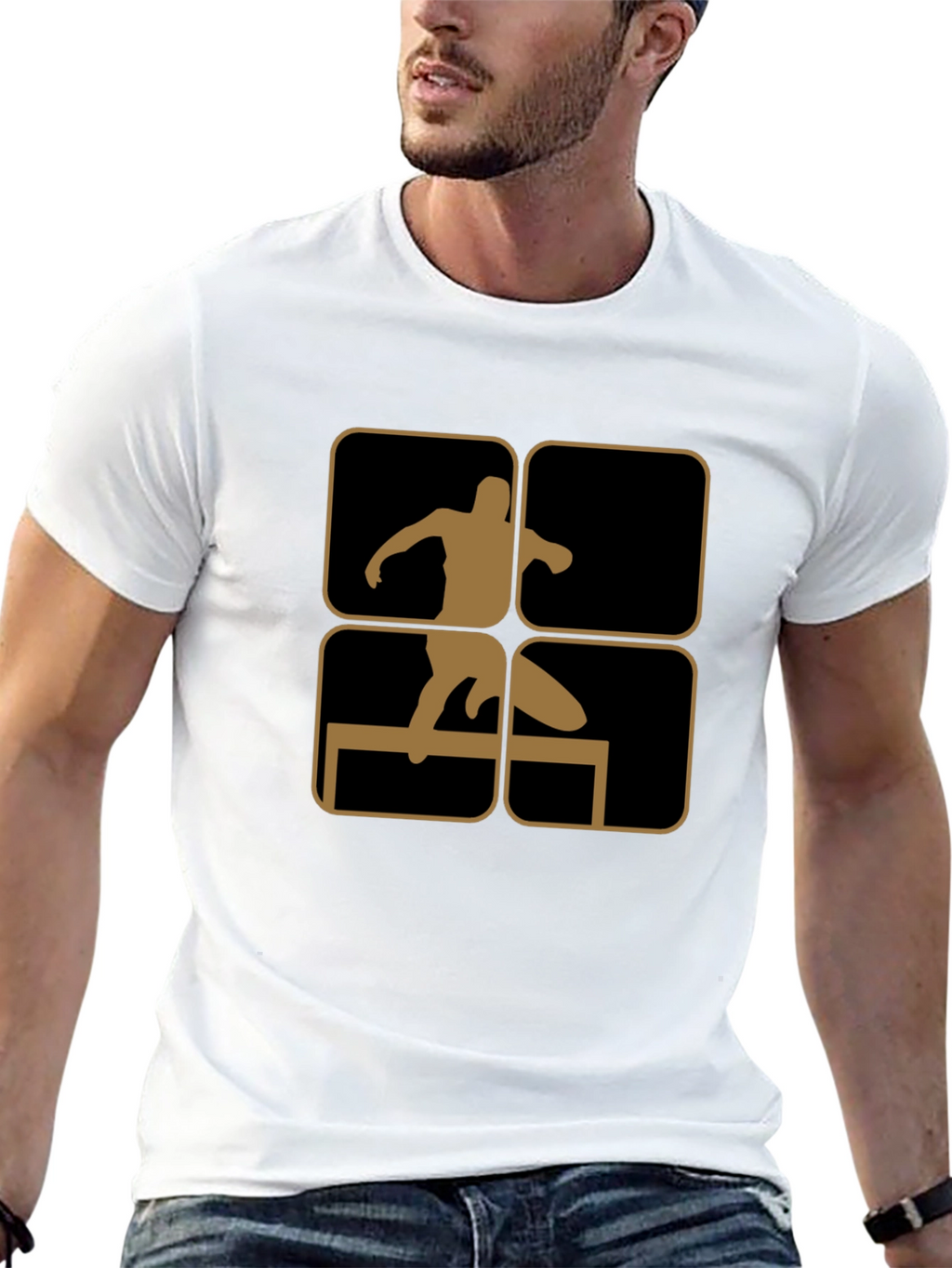 Athlete Silhouette T-Shirt