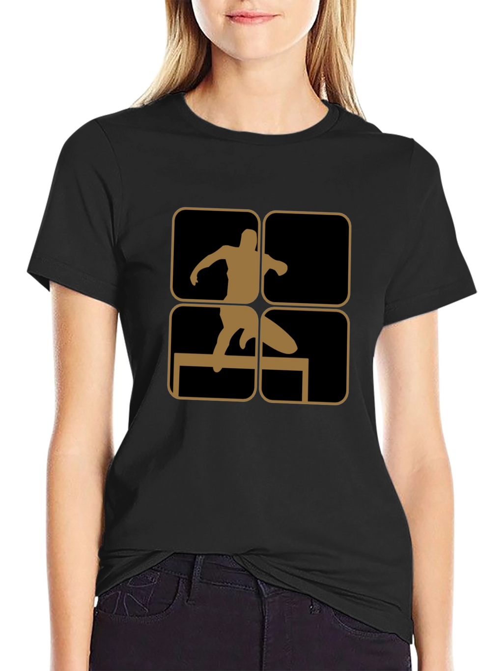 Athlete Silhouette T-Shirt