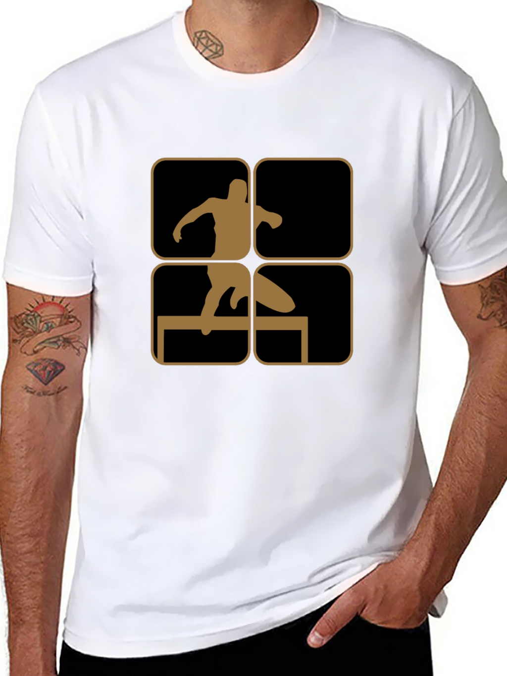 Athlete Silhouette T-Shirt