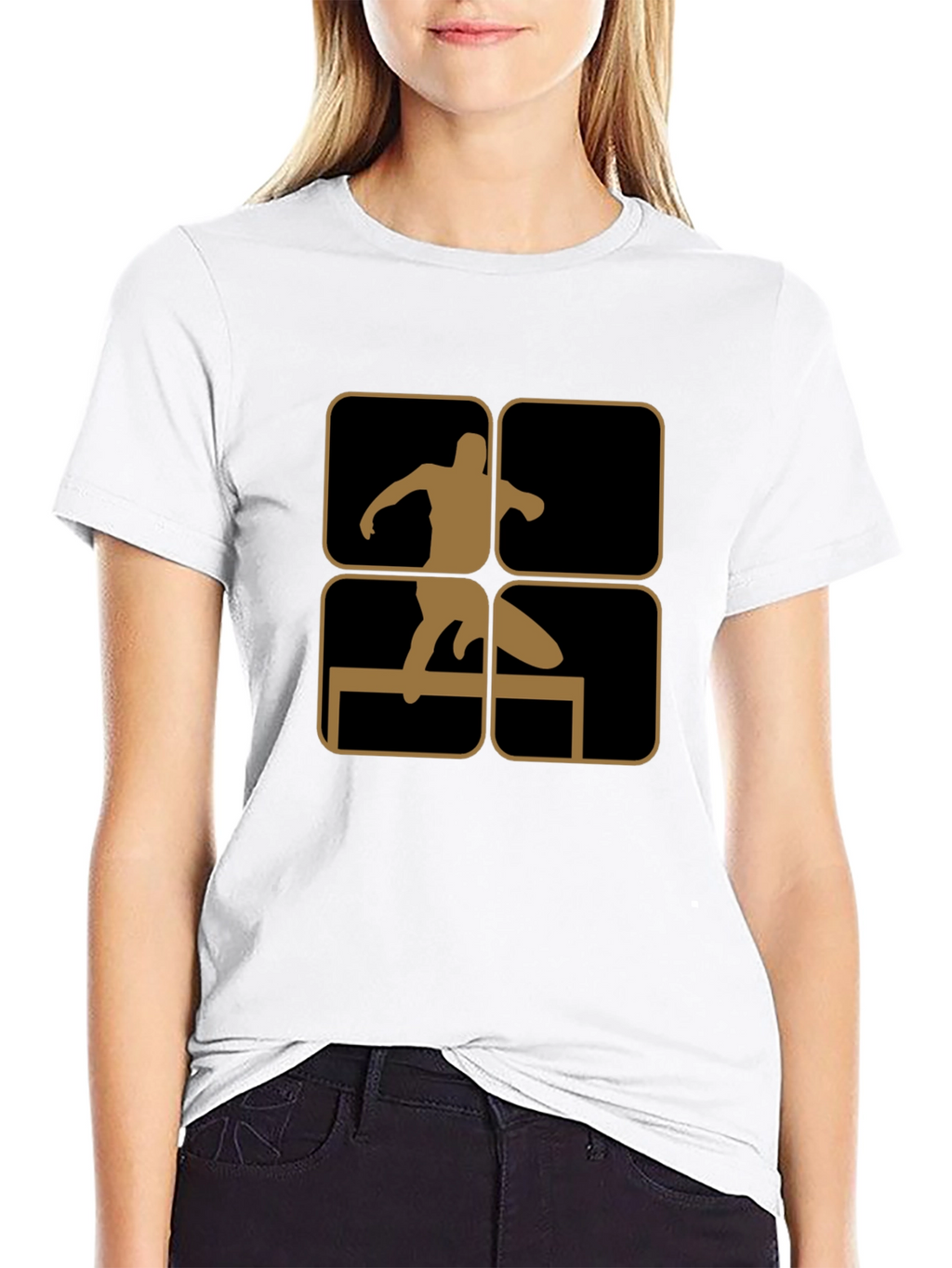 Athlete Silhouette T-Shirt