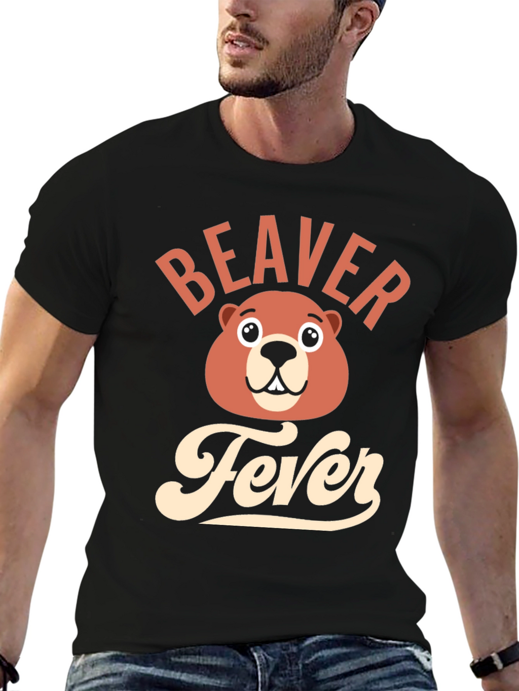 Beaver Fever T-Shirt - Funny Cartoon Tee
