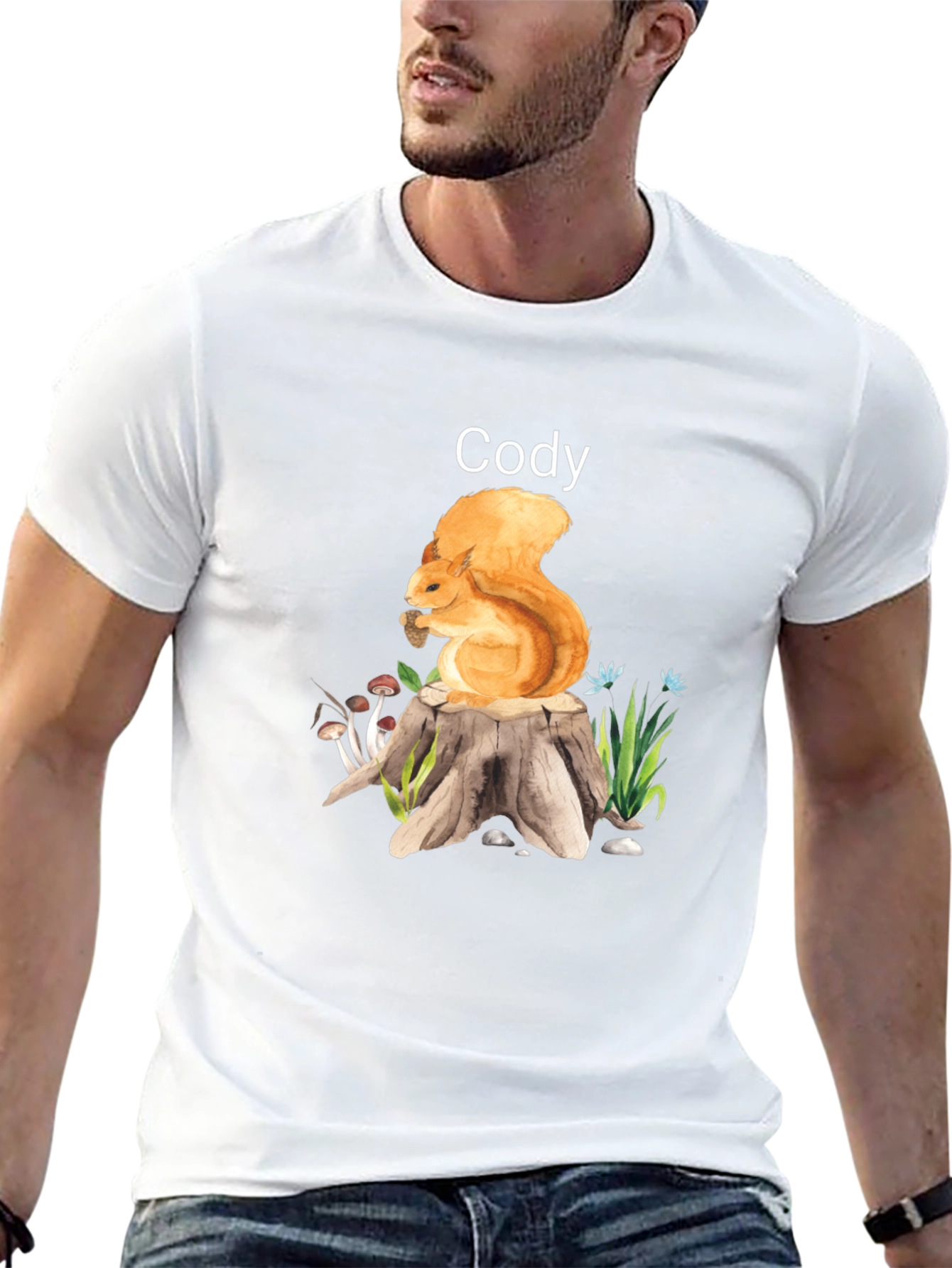 Codys Squirrel Stump Tee