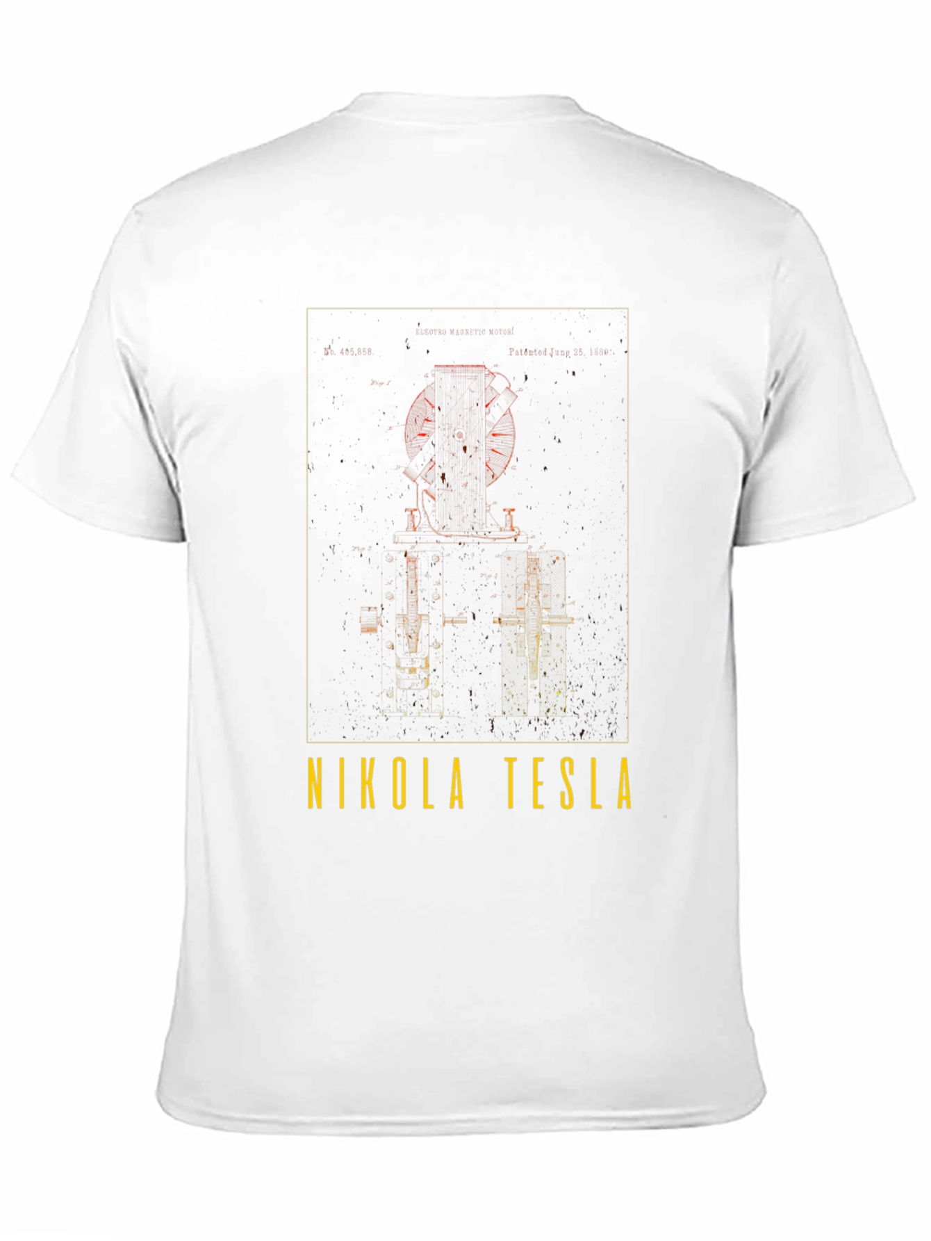 Nikola Tesla T-Shirt - Inventor & Engineer Design