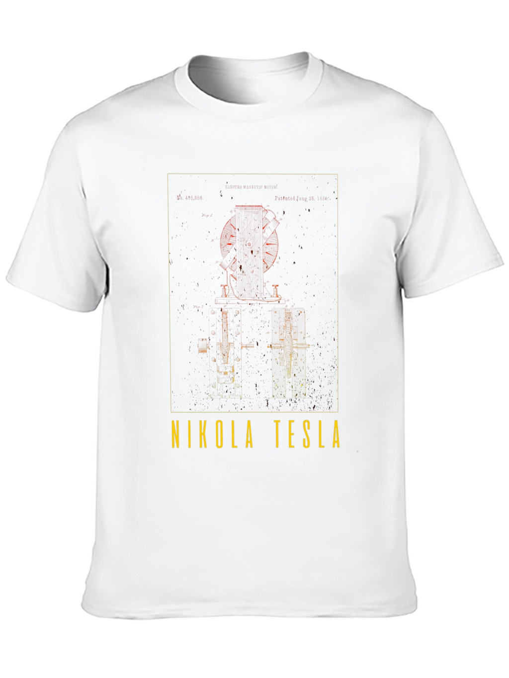 Nikola Tesla T-Shirt - Inventor & Engineer Design