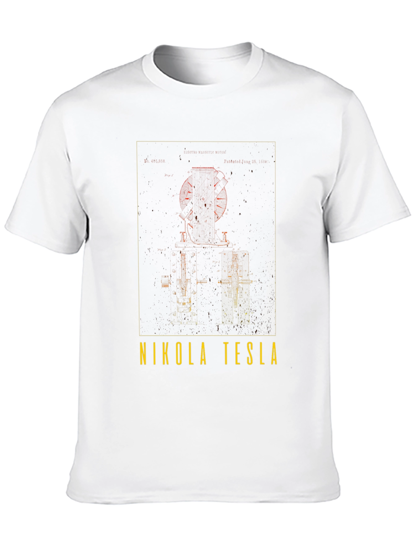 Nikola Tesla T-Shirt - Inventor & Engineer Design